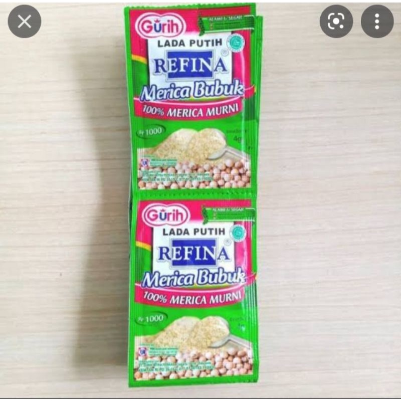 

REFINA Merica Bubuk isi 12 Sachet per Renceng