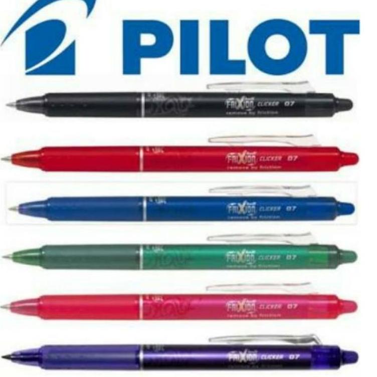 

[KODE BARANG 80W99] { 1Pcs } Pulpen Frixion Clicker Pilot Warna Warni 0.5 & 0.7 BLRT-FR5/7 ju