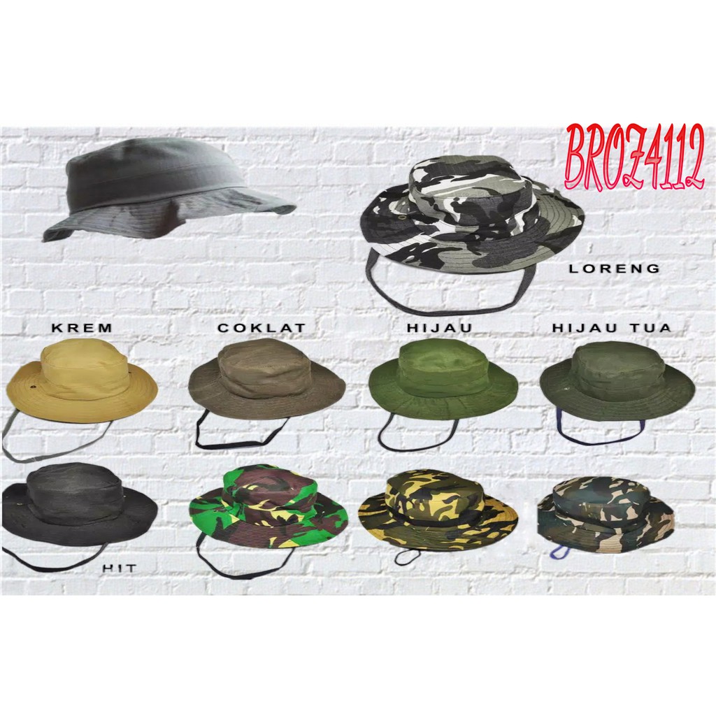 TOPI RIMBA HARGA GROSIR