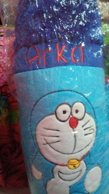 Bantal Set Karakter(guling+bntal)  Bntal 40x55cm, Guling 80cm, Free Nama,,/