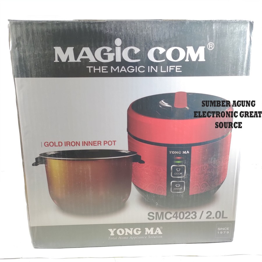 SMC4023 Yongma Magic Com 2L 2Liter Yong Ma Gold Iron Inner Pot Model M