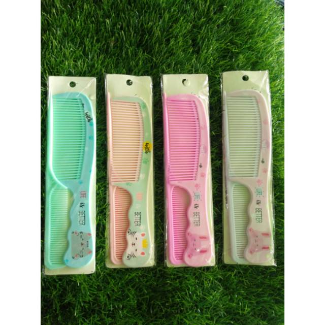 Sisir Rambut Motif Dan Karakter Isi 2 Pcs..