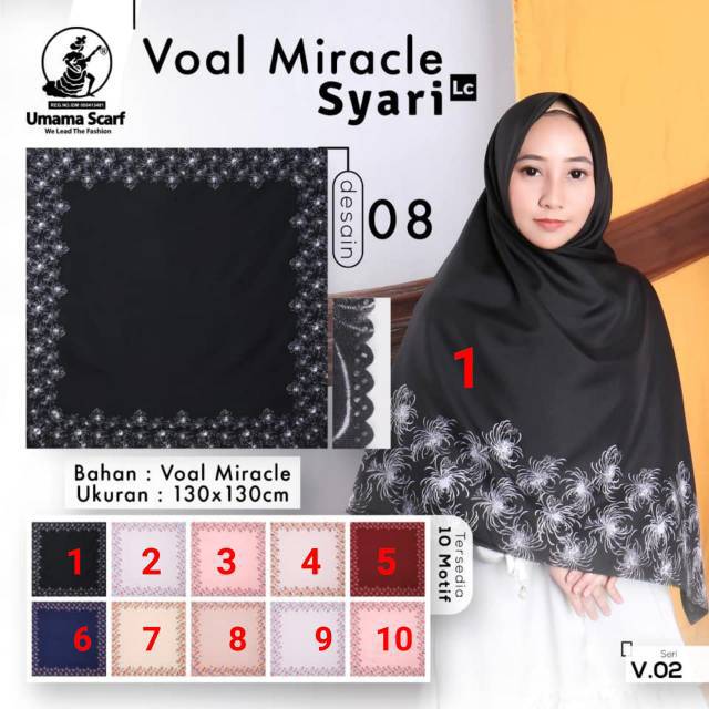 SEGI4 VOAL MIRACLE SYARI MOTIF ORI UMAMA