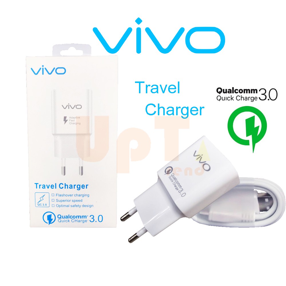 Travel Charger Universal Vivo Qualcomm Quick Charge Casan QC 3.0 Micro USB