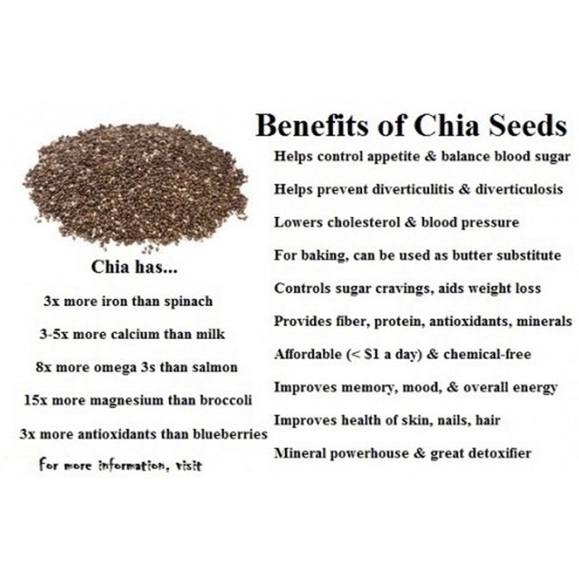 Natural Black Chia Seed 500 gram