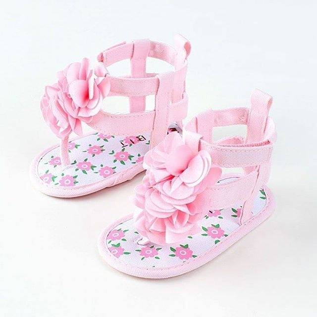 Sepatu anak Esprit Flower Stripe Prewalker anak Sandal bayi