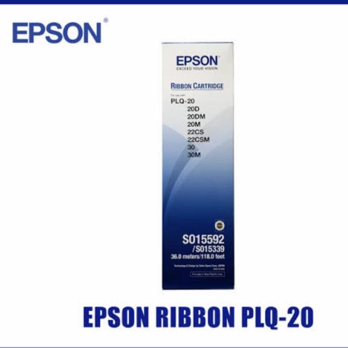 

<<<<<] Ribbon untuk pemakaian printer Epson PLQ 20 ORIGINAL segel epson asli