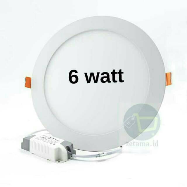 Lampu Downlight Panel LED 6W WHITE / WARM WHITE