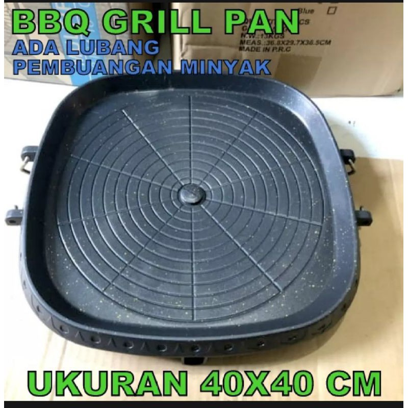 BBQ GRILL PAN/ bulgogi grill pan/pemanggan bbq/panci pemanggang