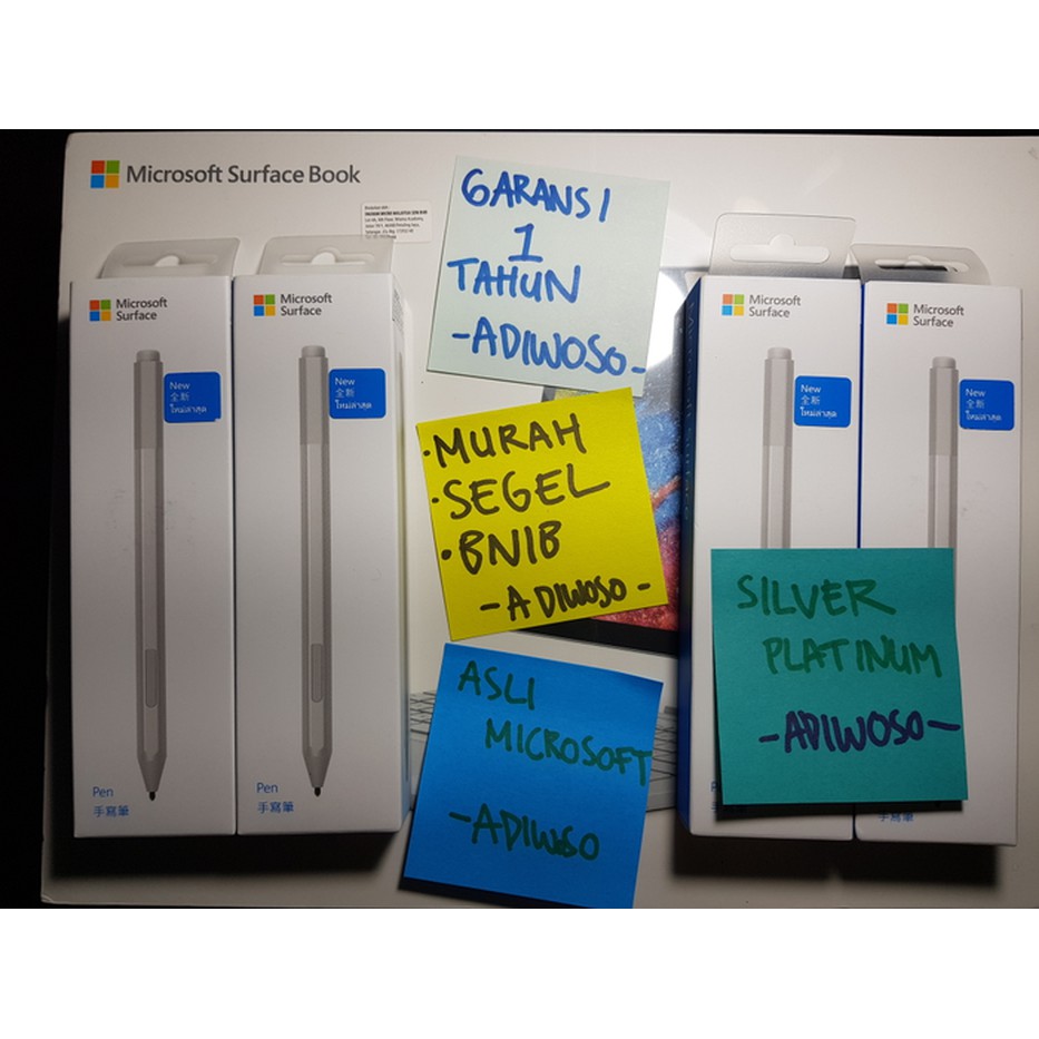 {aksesoris-tablet} Microsoft Surface Pen 2017 (NEW) Platinum
