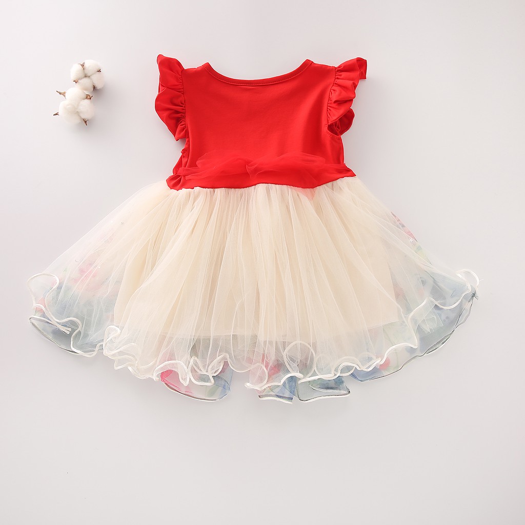 Dress Anak Perempuan Gaun Pesta Tutu bayi cewek Import - MERMAID STAR 9bln -3 Tahun Elegan Fashion-2