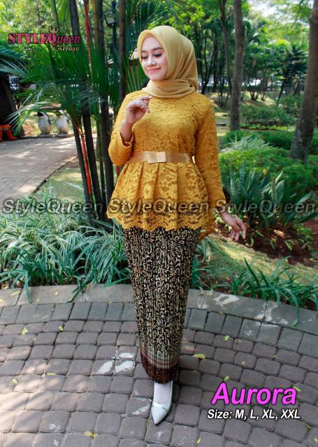 KEBAYA BROKAT AURORA / KEBAYA WISUDA / KEBAYA / KEBAYA MODERN MODERN / KEBAYA WISUDA MUSLIM