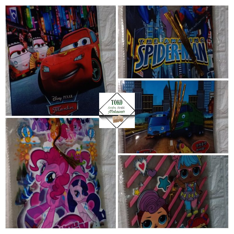 TSSM Makassar Opp Plastik Ultah 10pcs Murah