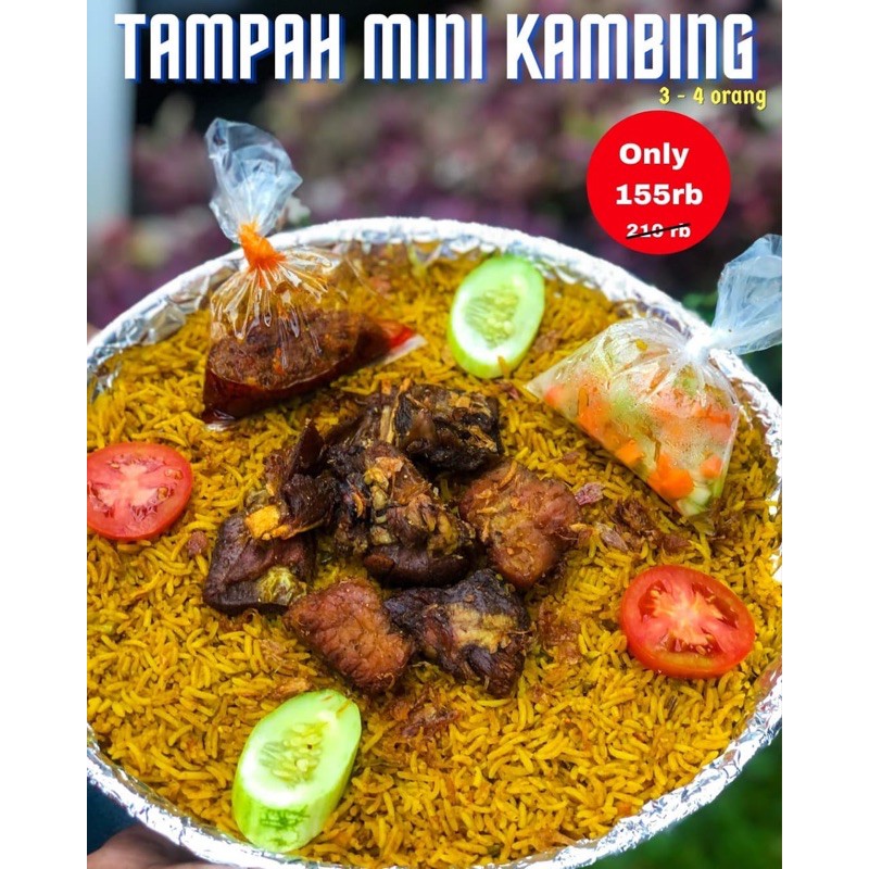 

Tampah Mini Kambing 3-4 orang - Biryani Taj Madras