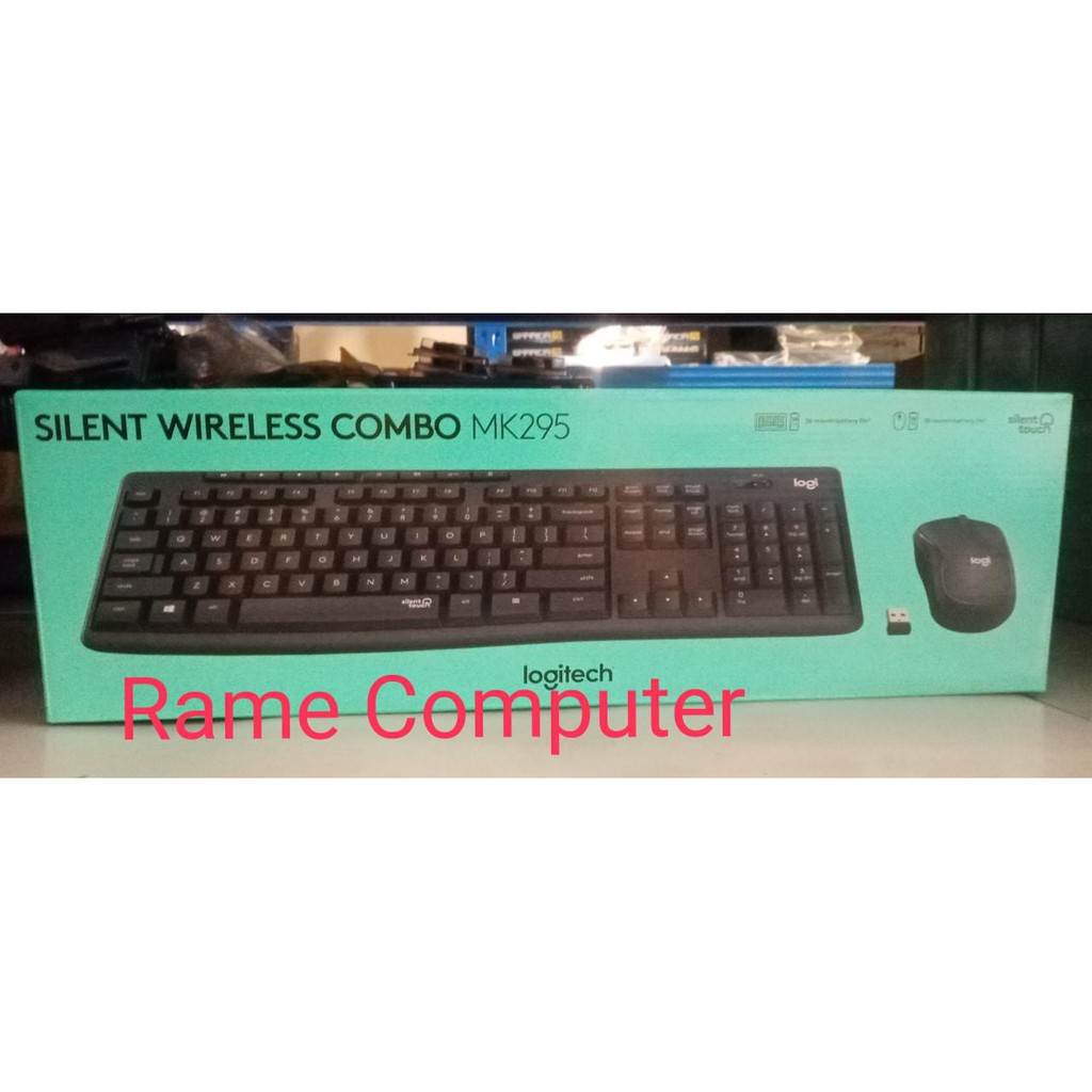 Logitech MK295 Silent Wireless Combo Keyboard + Mouse Bundle