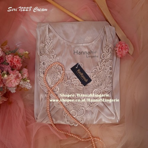 Hannah Lingerie Original Satin Silk Lingerie Sexy Ukuran Jumbo Besar L XL XXL Baju Tidur Bigsize 228