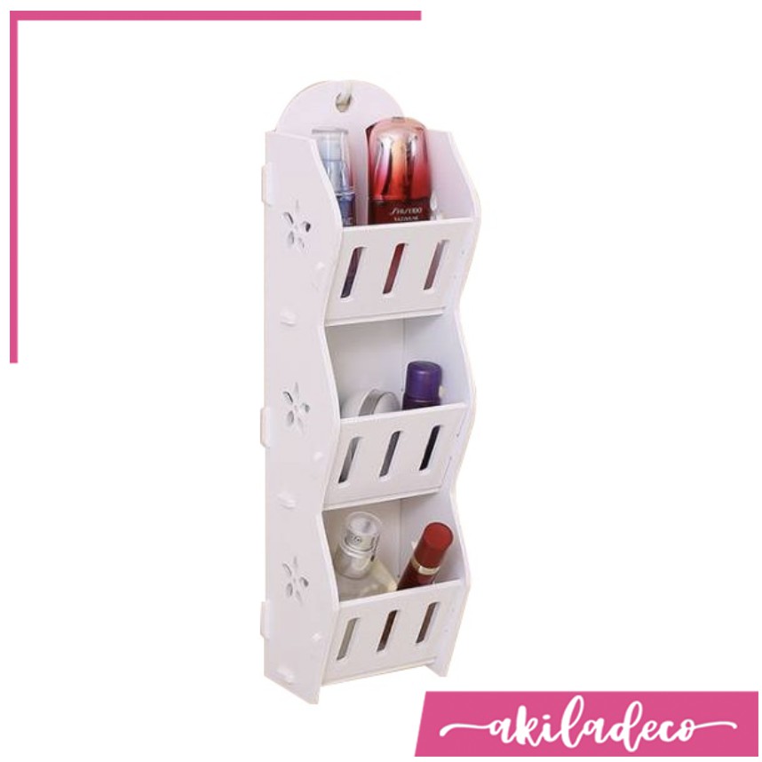 RAK GANTUNG SERBAGUNA Storage Decorative Rack Shabby chic rak remote READY PUTIH UNIK