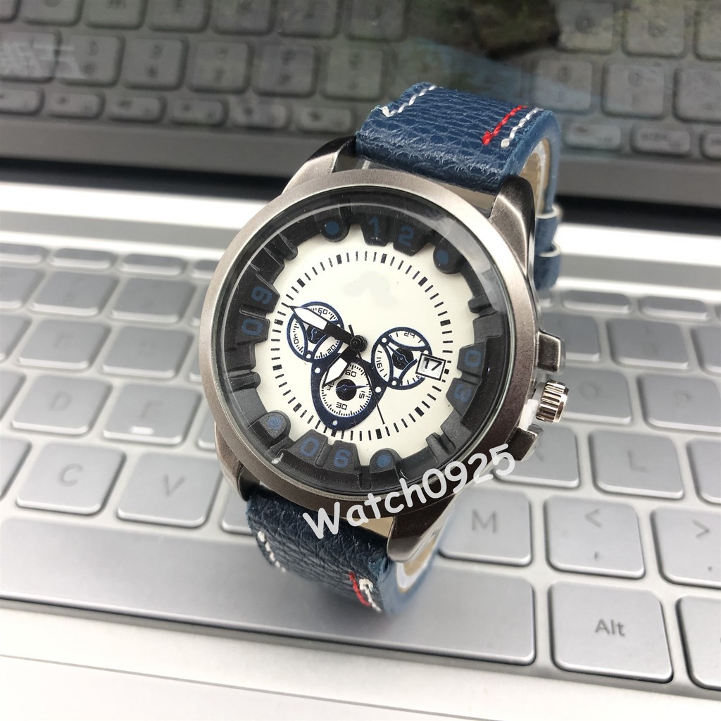 ✅[COD] Jam Tangan Pria Kulit vios murah import grosir premium arloji pria Analog men watch M82