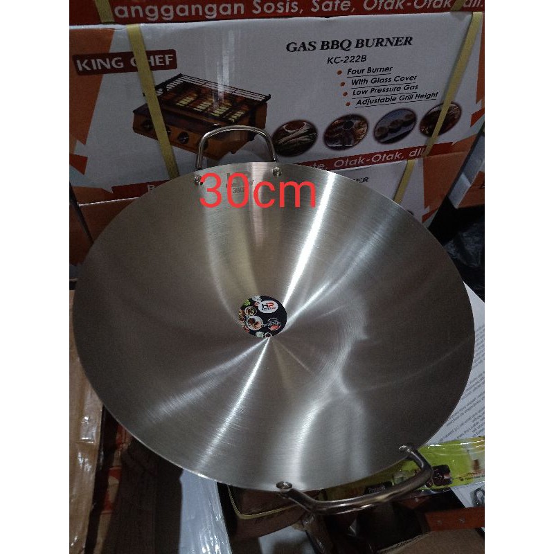 wajan penggorengan stainless steel 30cm