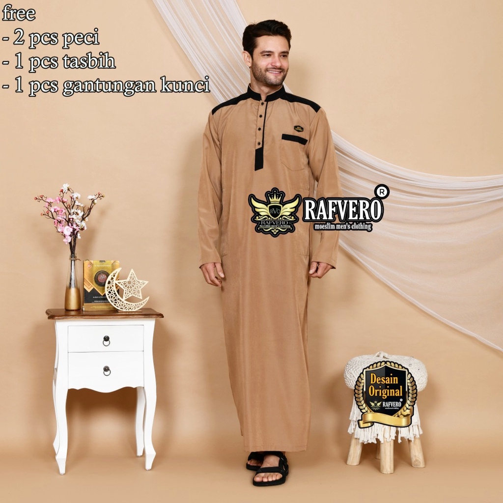 KOKO JUBAH GAMIS PRIA DEWASA MODEL TERBARU - BAJU MUSLIM LAKI LAKI - JUBAH ALHARAMAIN - KOKO DEWASA - GAMIS MUSLIM PRIA M L XL