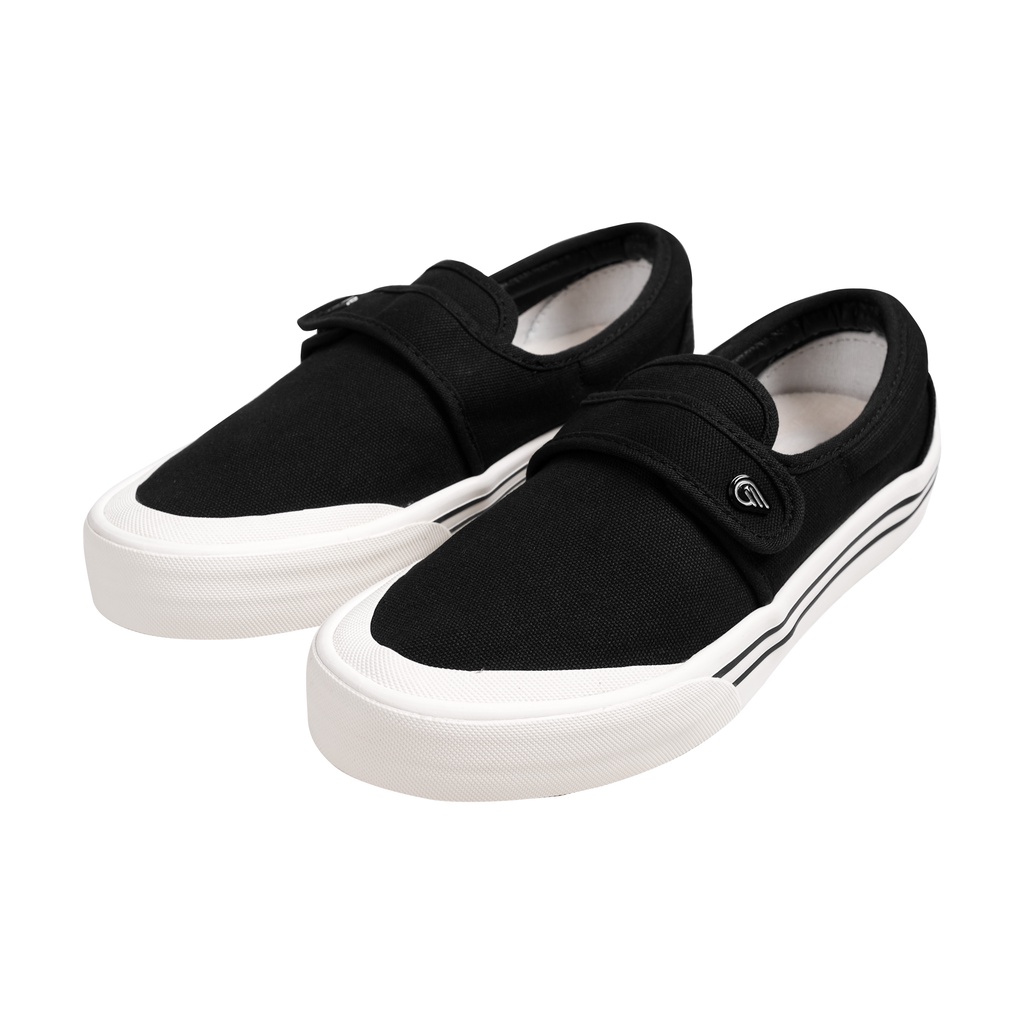 Gozeal | Shoes Slipon Velcro | Nagato Black