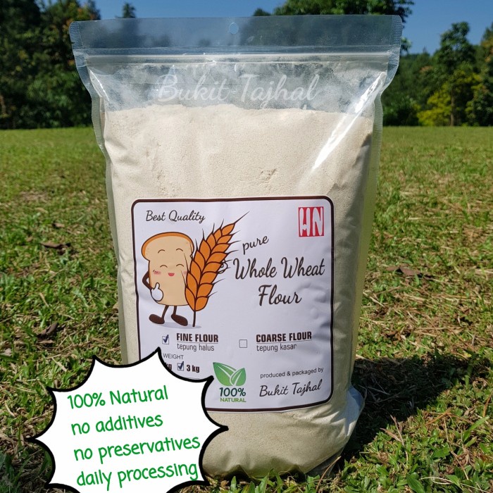 

BISA COD Whole Wheat Soft Flour 3 kg / Tepung Gandum Utuh Halus 3 kg