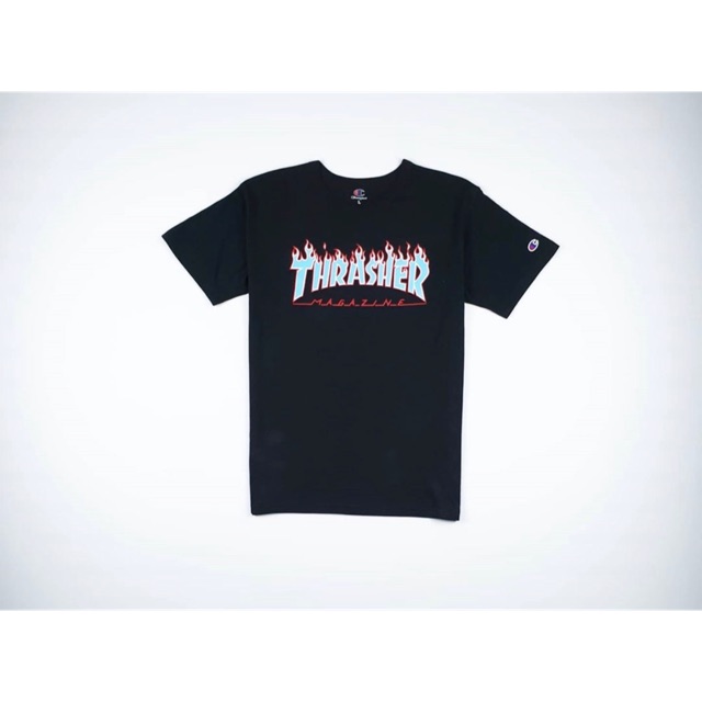 T-Shirt Kaos Champion X Thrasher Original