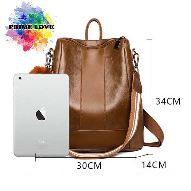 Tas Punggung Ransel Wanita Simple Polos Tas Shoulder Bag Gendong Wanita Fashion Elegan - TW1842