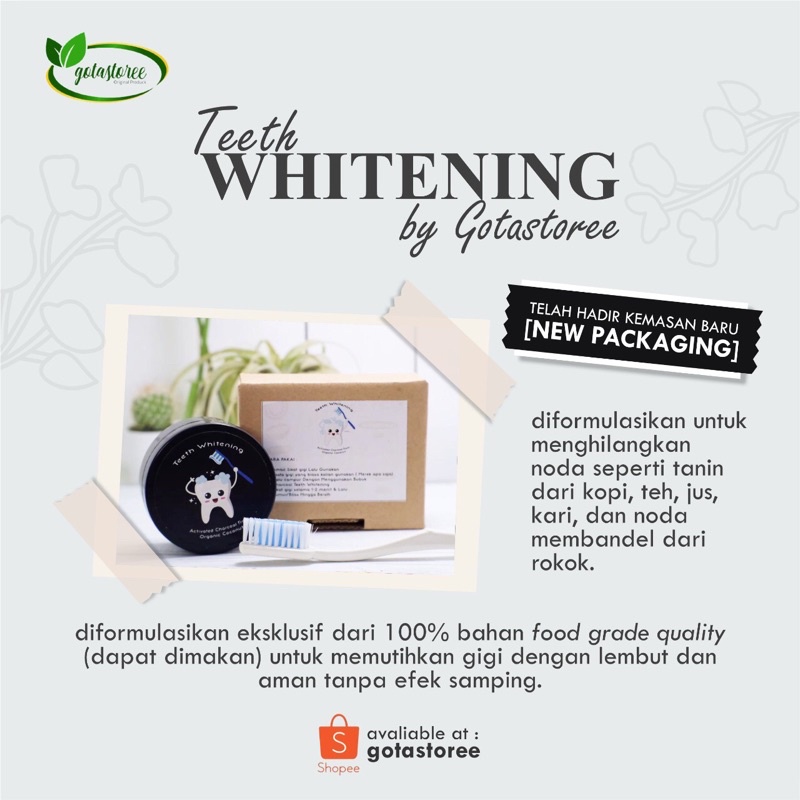 TEETH WHITENING | PEMUTIH GIGI SECARA ALAMI