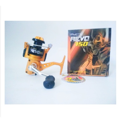 Reel Pancing SPINNING RELIX REVO 750 ORIGINAL WARNA ORANGE