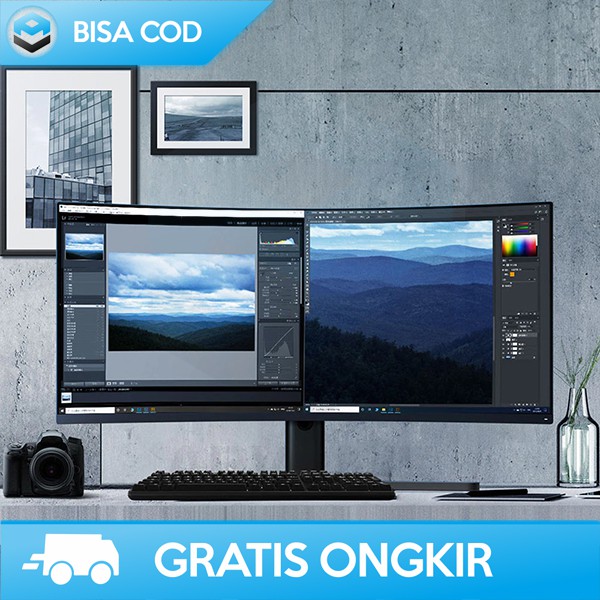 MONITOR GAMING 144Hz CURVED XIAOMI 34 INCH 4K 1440P ULTRA WIDE MURAH