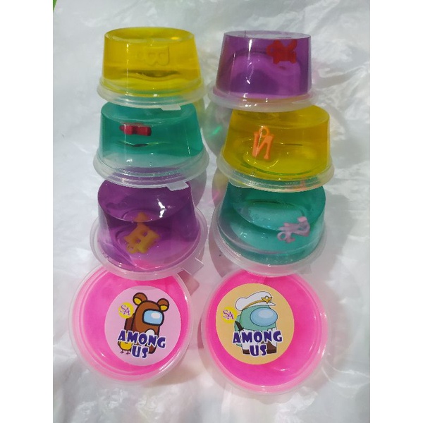 Slime Murah Cover Squid Game dan Among Us