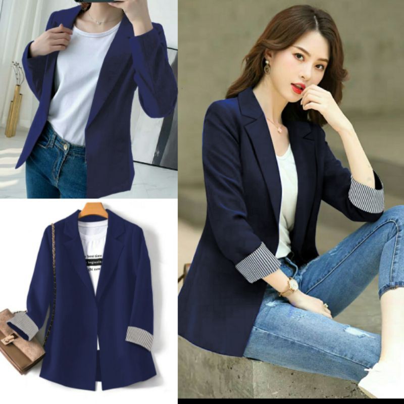 INDOBEST blazer sherly elsa wanita / blazer casual premium quality