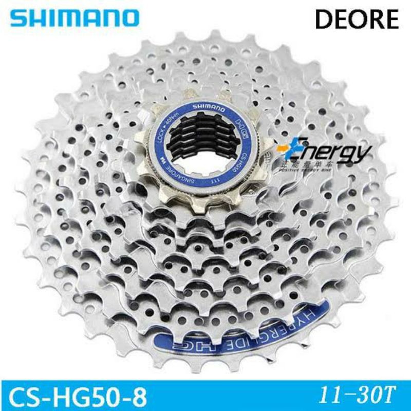 New Sprocket 8 Speed Sproket Shimano Deore CS-HG50-8 11 30T sepeda Lipat minion MTB roadbike