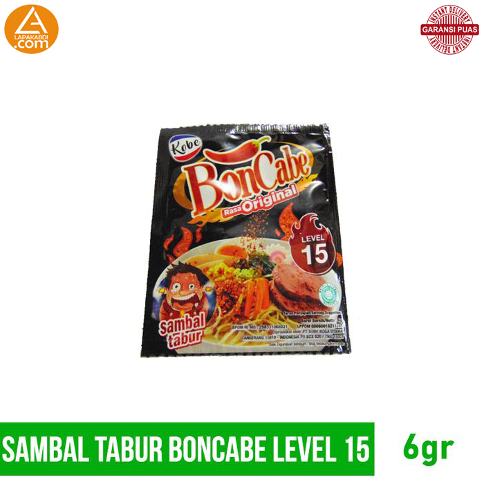 

Sambal Tabur Bon Cabe Level 15 Sachet 6gr Bumbu Dapur dan Bahan Masakan