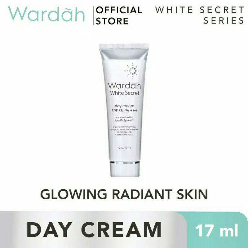 Wardah Crystal Secret Day Cream 15 ml dan 30gr / Krim Siang