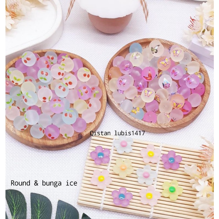 Round| bead ice|bunga ice|bolaice