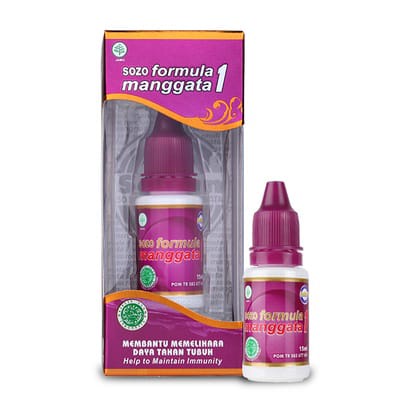 SoMan I Sozo Formula Manggata 1 Jamu Tetes Herbal Original Obat Diabetes Kanker