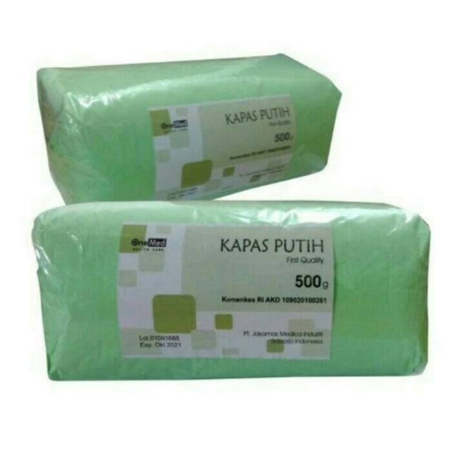 Kapas Putih 500 GRAM (HIJAU)