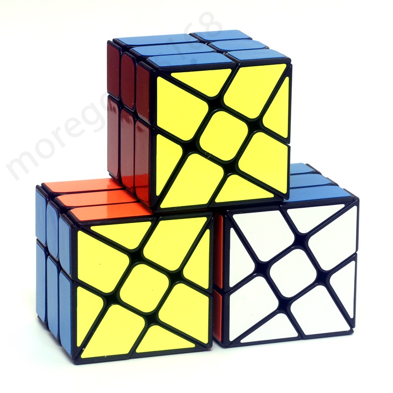 Kubus Rubik Dengan Bahan Halus Dan Model Warna Hitam / Putih Ukuran 3x3 X 3