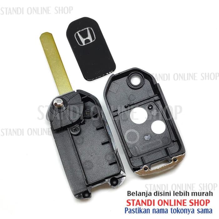 Casing Kunci Lipat Flip Key Honda Civic 2 Tombol Elegant Style New Models