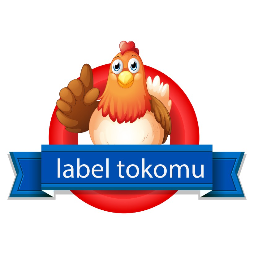 

(Chekout RP100) Label Stiker contoh ayam