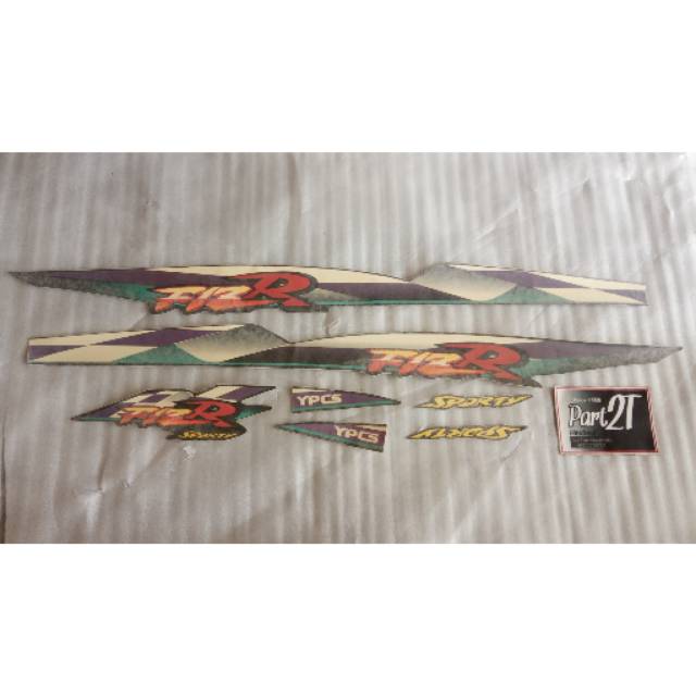 Striping lis sticker f1zr sporty hitam