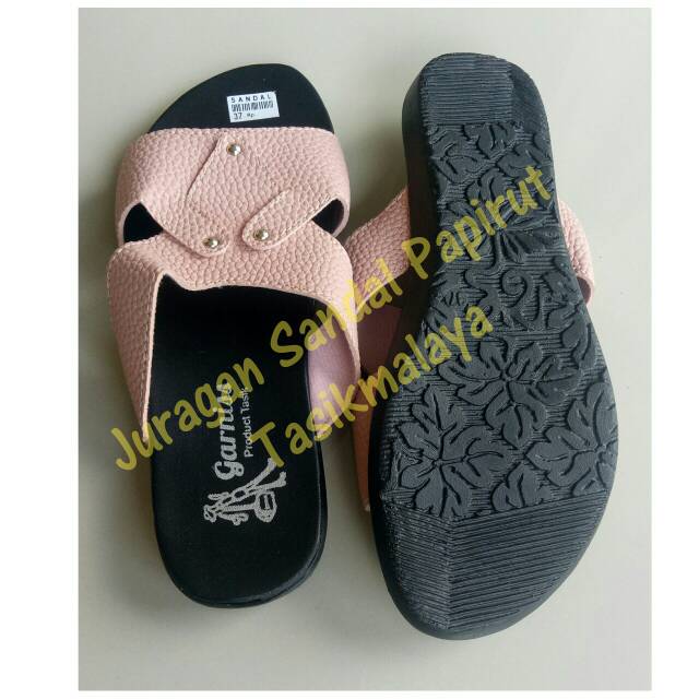 Sandal Papirut Slop Katak, Sendal Papirut Selop Wanita Cewe Terbaru Murah Promo Termurah Perempuan