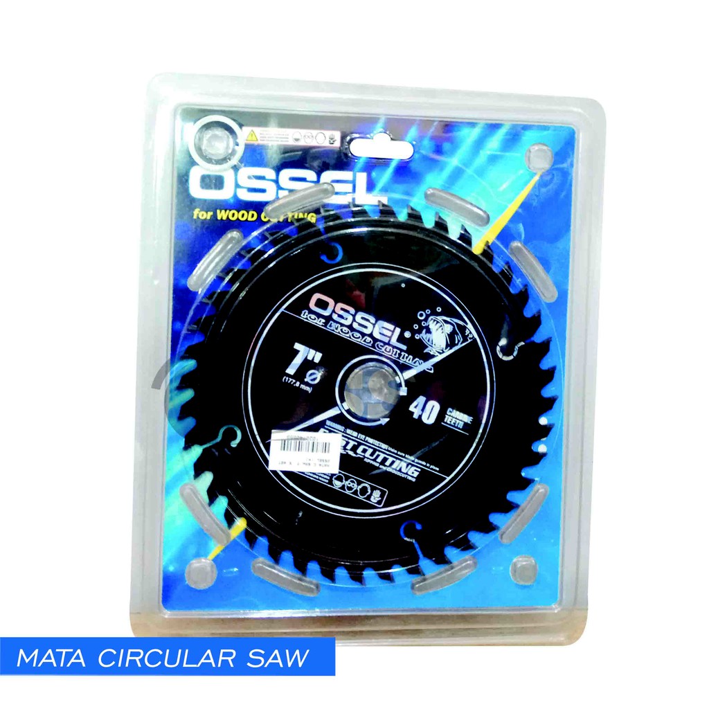 MATA CIRCULAR SAW 7''X40T OSSEL