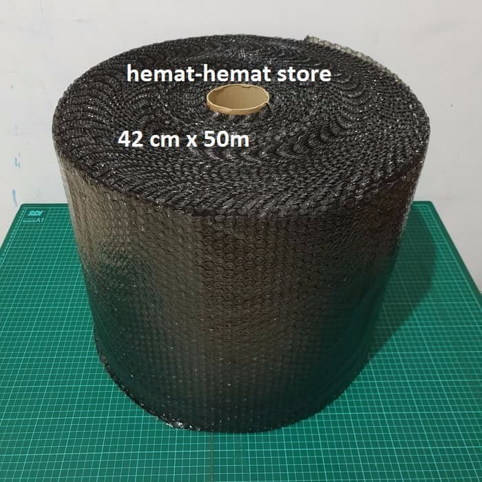 

Plastik bubble wrap hitam 42cm x50 m (muliapack)