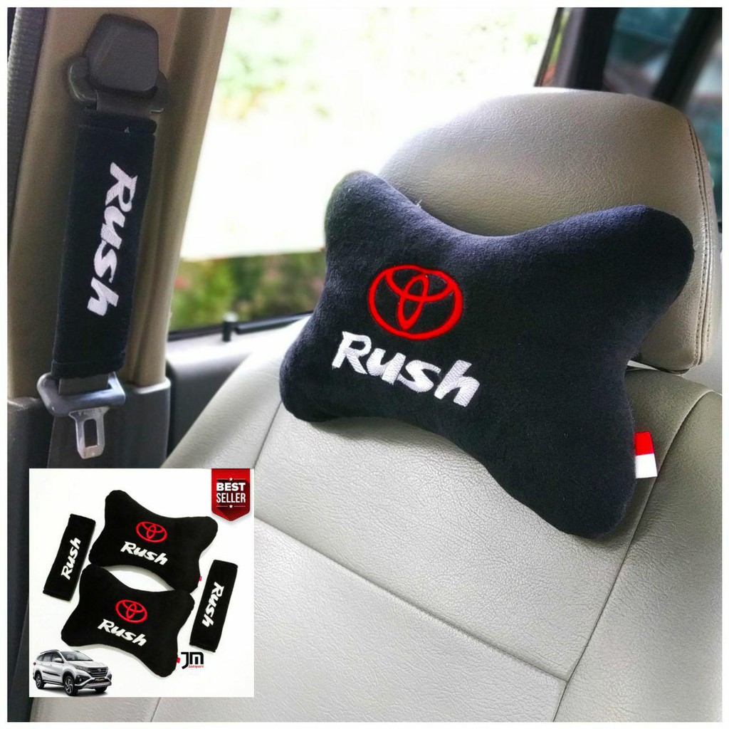 Headrest Rush Bantal Mobil Toyota Rush