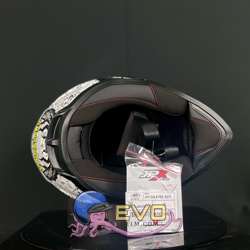 HELM JPX X-819 VALKYRIE BOOM SLANG ( ONGKIR 2KG ) - JPX BOOMSLANG HELM FULL FACE JPX ORI