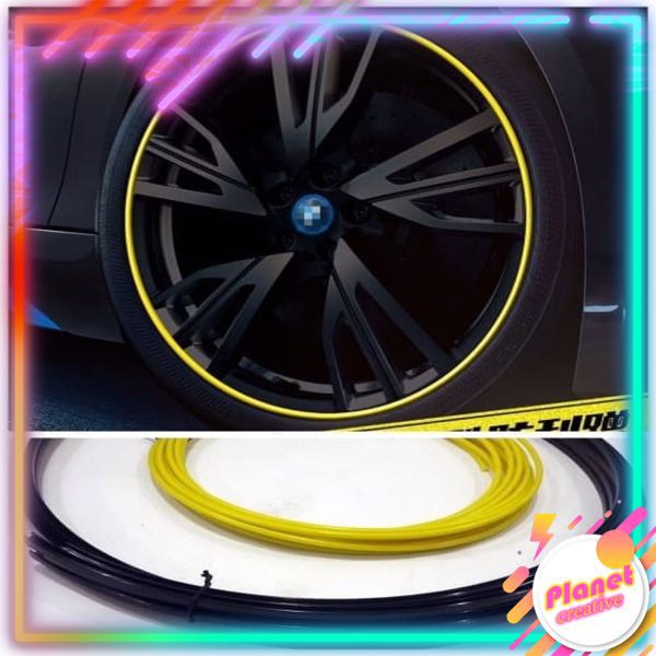 List Velg Trim Mobil Kuning