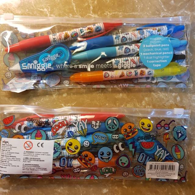 

Smiggle Stationery Set Pen Pencil Set pencil case